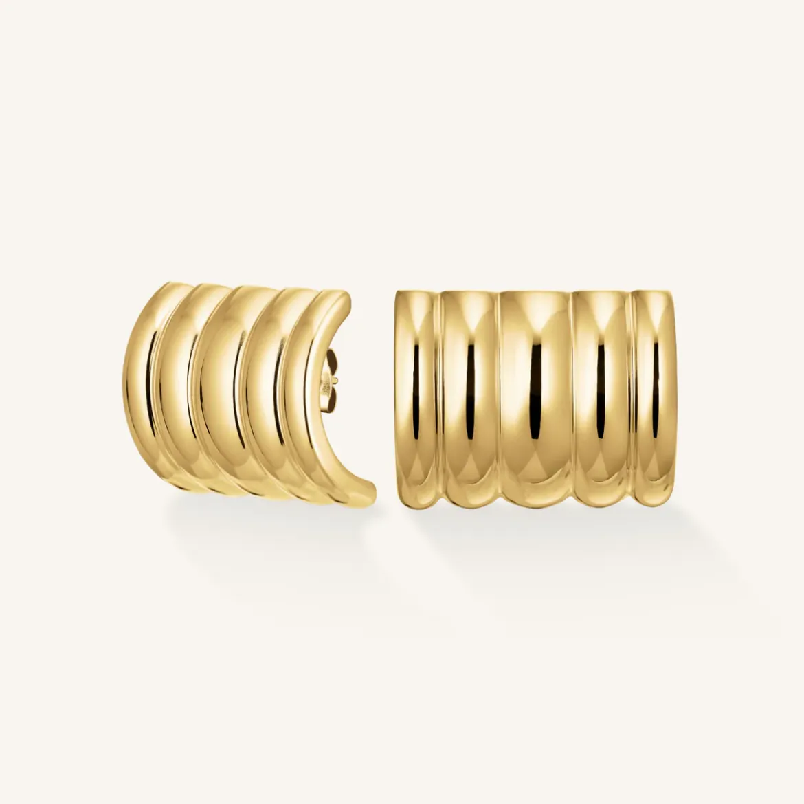 Εικόνα της Ribbed Earrings