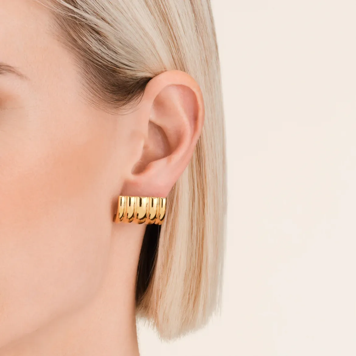 Εικόνα της Ribbed Earrings