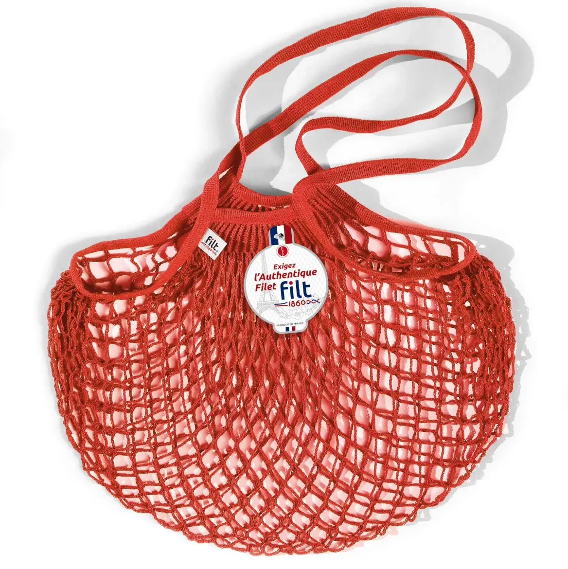 Εικόνα της Net Shopping Bag Rouge Anémone Long Handles