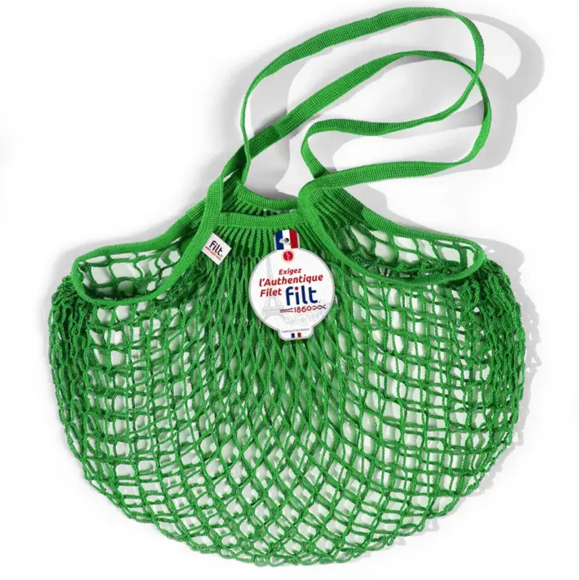 Εικόνα της Net Shopping Bag Vert Laitue Long Handles