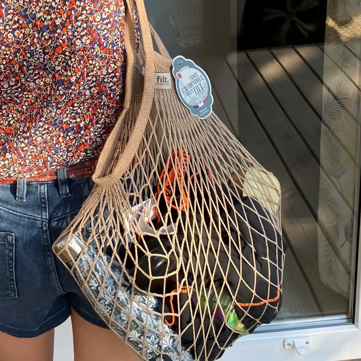 Εικόνα της Shopping Net Bag Mastic Long Handles
