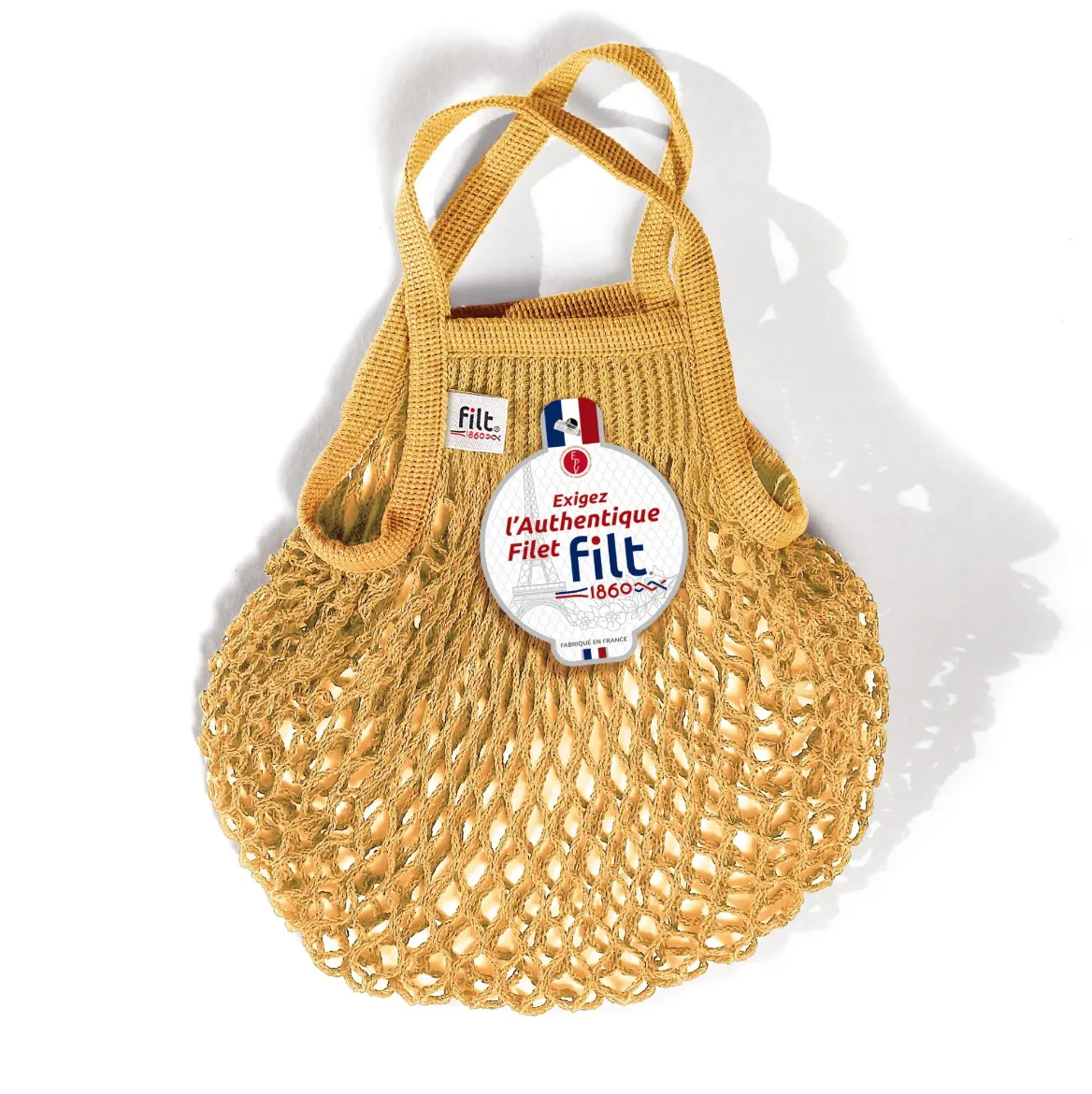 Εικόνα της Shopping Net Bag Jaune Gold Mini Size