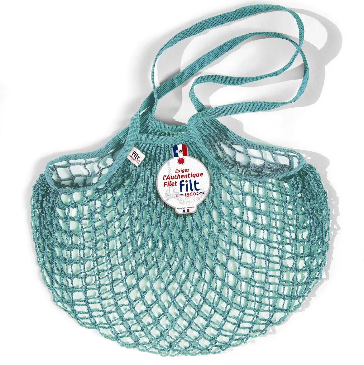 Εικόνα της Net Shopping Bag Aquablue Long Handles