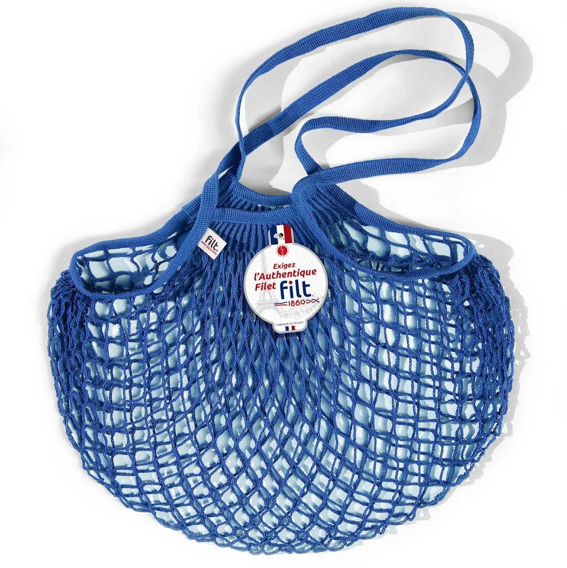 Εικόνα της Net Shopping Bag Matisse Blue Long Handles