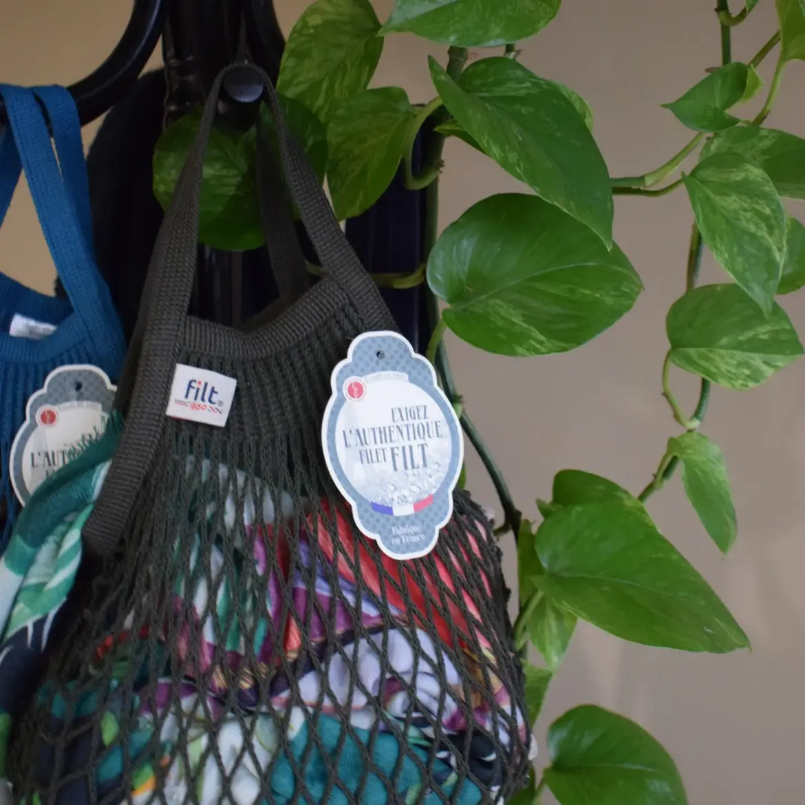 Εικόνα της Shopping Net Bag Khaki Mini Size
