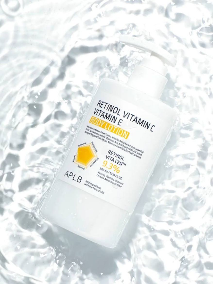 Εικόνα της APLB Retinol Vitamin C Vitamin E Body Lotion – Λοσιόν Σώματος με Ρετινόλης, Βιταμίνη C & E για λάμψη & ανανέωση