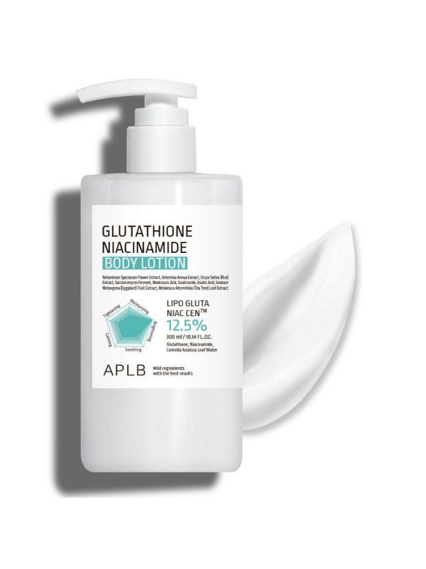 Εικόνα της APLB GLUTATHIONE NIACINAMIDE BODY LOTION – Λοσιόν Σώματος για Λάμψη & Ομοιομορφία Τόνου με Γλουταθειόνη & Νιασιναμίδη