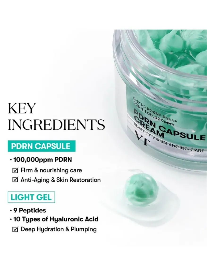 Εικόνα της Vt Cosmetics Pdrn Capsule Cream 100 50ml
