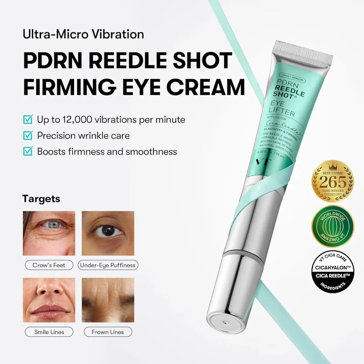 Εικόνα της VT Cosmetics PDRN Reedle Shot Eye Lifter 15ml