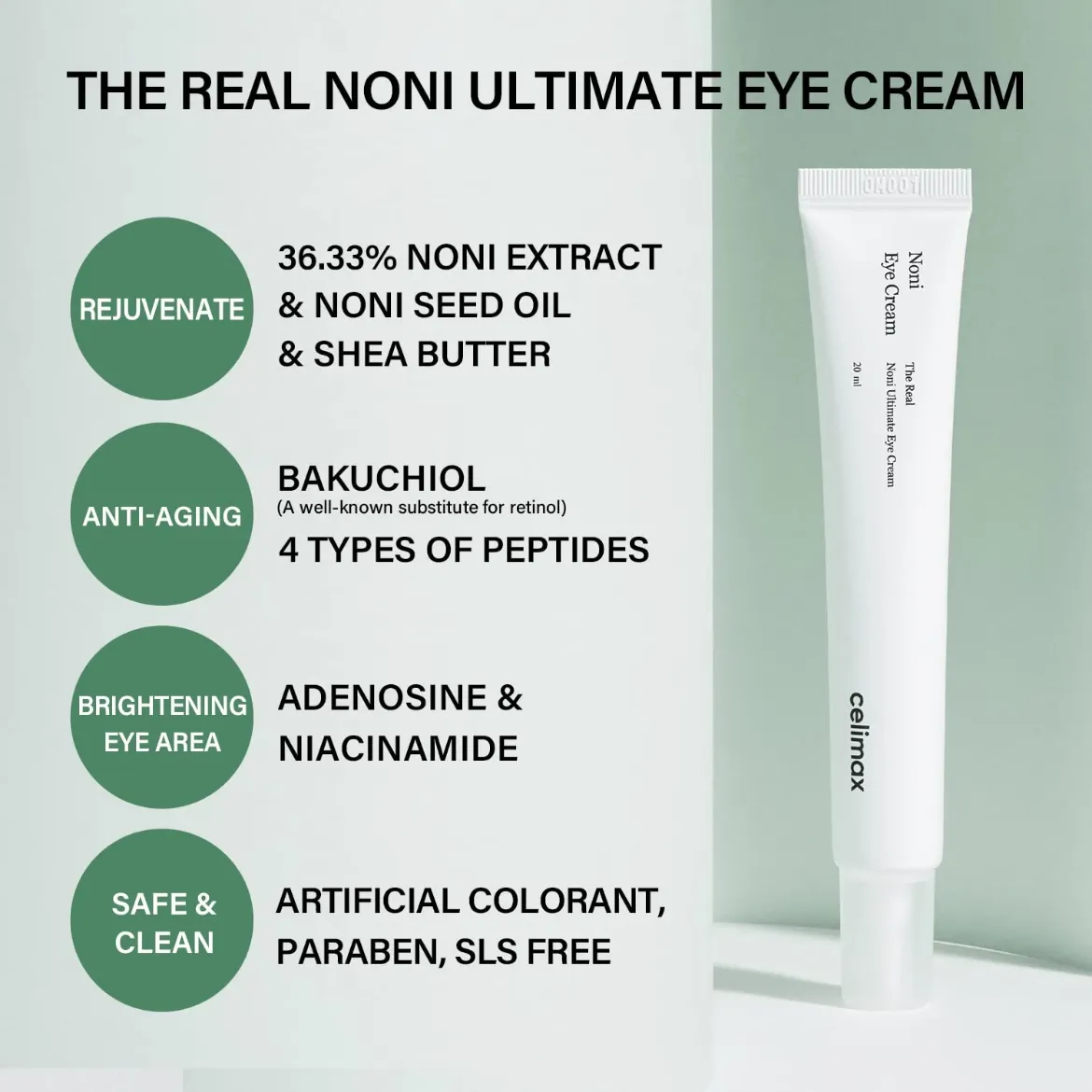 Εικόνα της Celimax The Real Noni Ultimate Eye Cream 20ml
