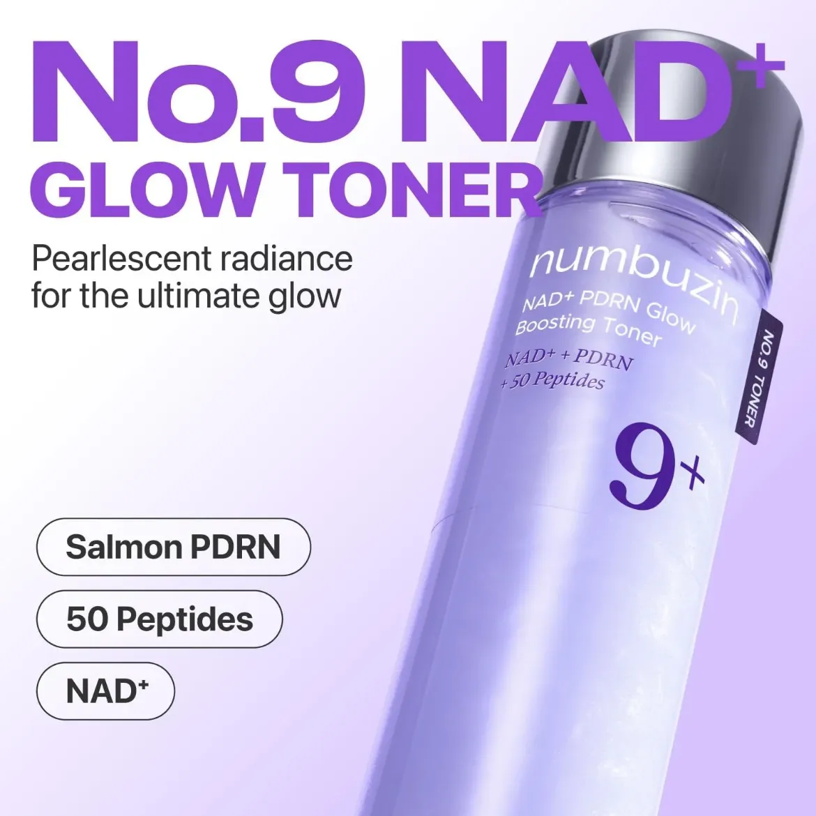 Εικόνα της Numbuzin No.9 NAD PDRN Boosting Toner 150ml