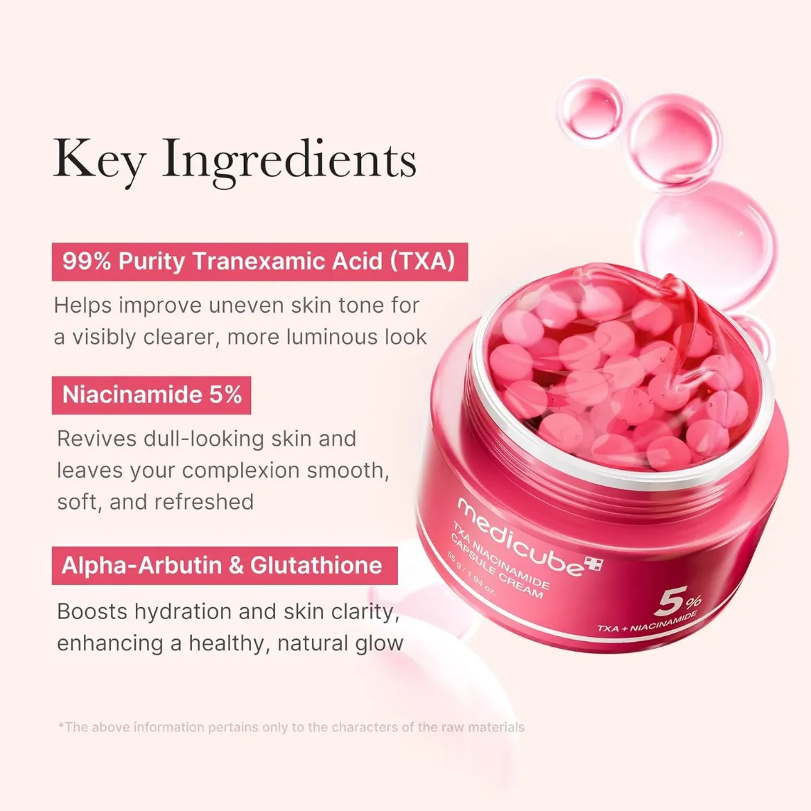 Εικόνα της Medicube TXA Niacinamide Capsule Cream 55g
