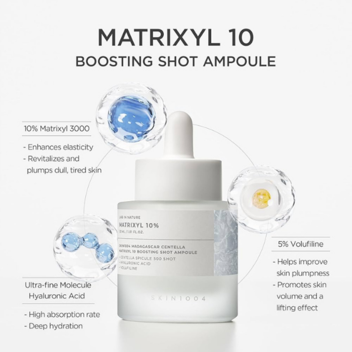 Εικόνα της SKIN1004 Madagascar Centella Matrixyl 10 Boosting Shot Ampoule 30ml