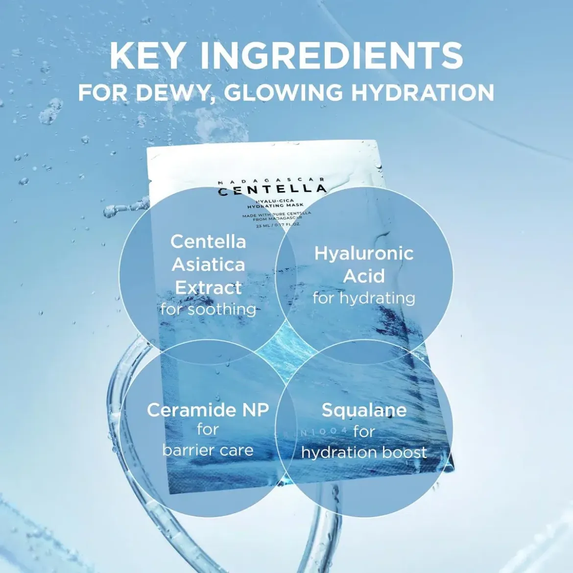 Εικόνα της SKIN1004 Madagascar Centella Hyalu-Cica Hydrating Mask 23ml