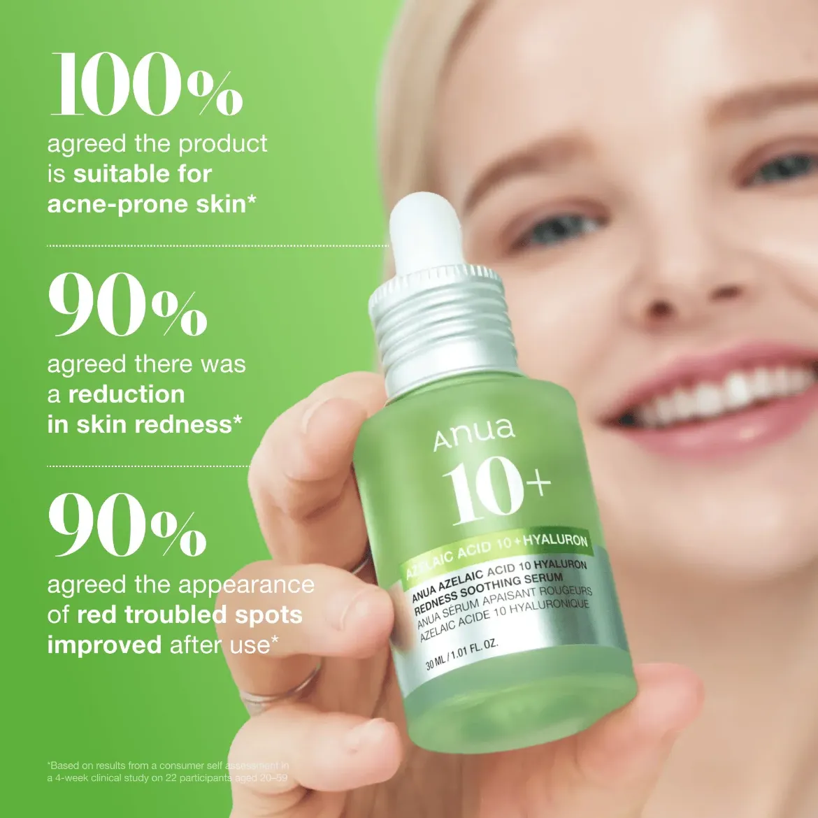 Εικόνα της Anua Azelaic Acid 10 Hyaluron Redness Soothing Serum 30ml